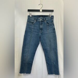 Banana Republic - Mid-Wash Cropped Jeans